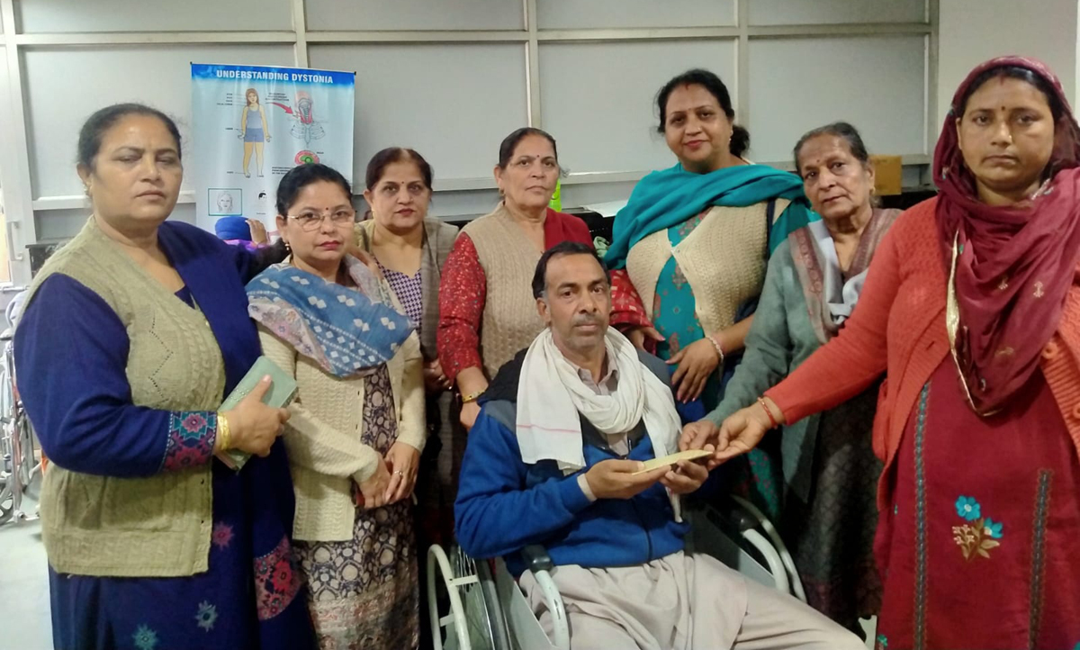 Helped sick patients financially